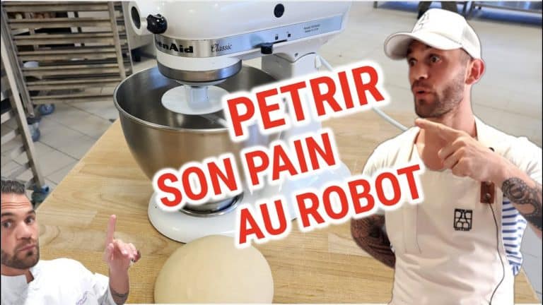 petrir au robot boulangerie pas à pas